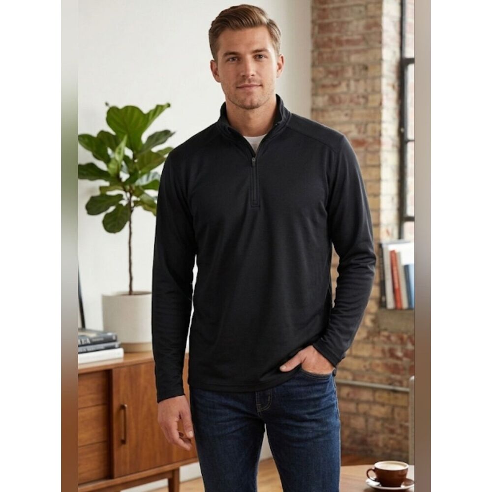 Starter Pullover Men's Sz M 38-40 Black